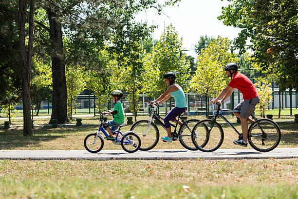 istock Family enjoying weekend activities 494662720