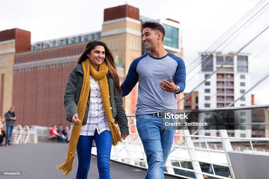 Young couple on a date - Royalty-free Newcastle-upon-Tyne Stockfoto