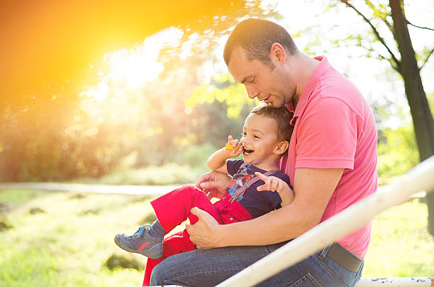 istock Happy father with his son 494668834