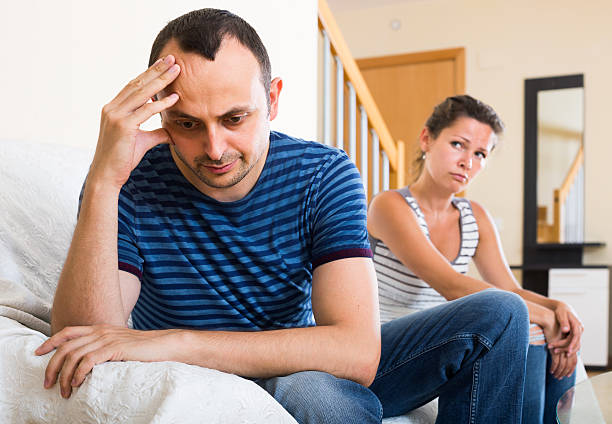 istock wife and furious husband discussing divorce 494670504