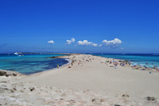 Mar mediterráneo. Playa de Formentera photo