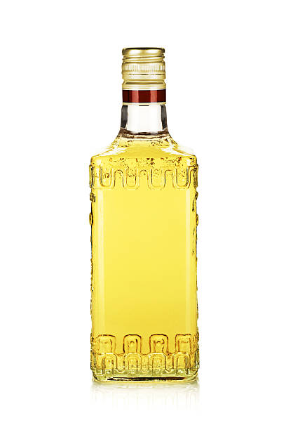 istock Bottle of gold tequila 494672446