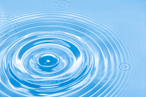 istock Abstract blue circle water wave ripple. Liquid texture backgroun 494672923