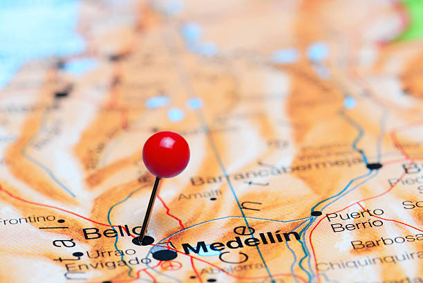 istock Bello pinned on a map of America 494672952