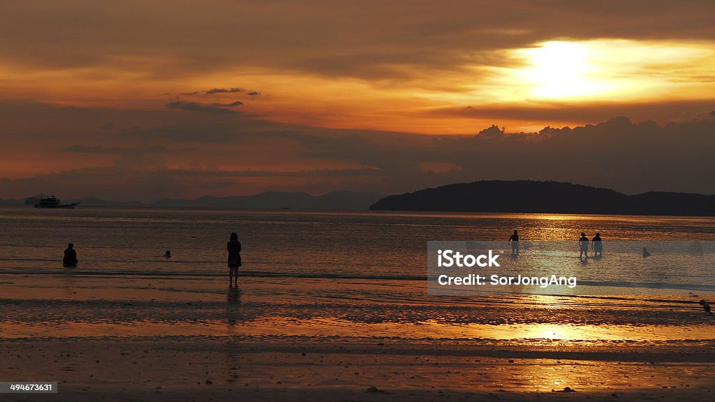 Railey,Krabi Thailand sea Sea in south of Thailand Asia Stock Photo