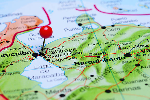 istock Cabimas pinned on a map of America 494673740