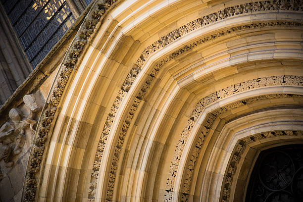 istock Gothic Arch at York Minster 494674023