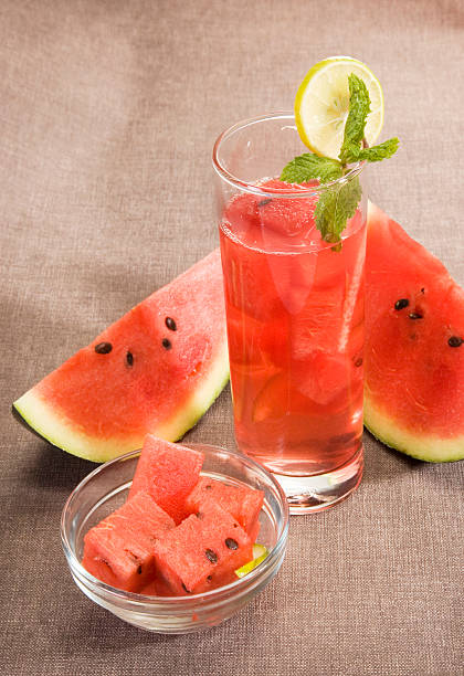 istock Watermelon Juice and Slices 494676755