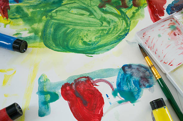 istock art water color education kid play fun concept 494698592