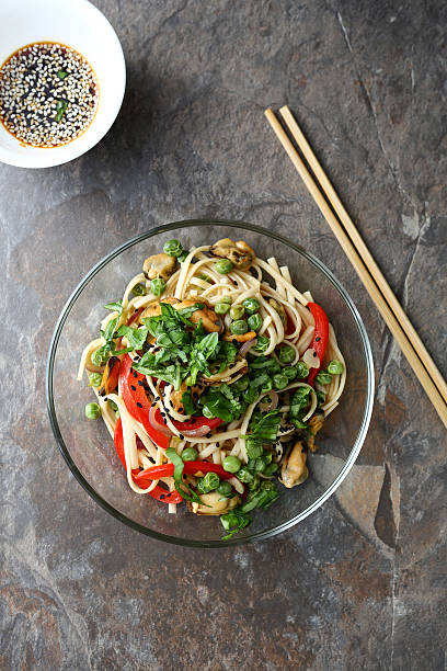 istock asian noodles with roasted seafood 494698658