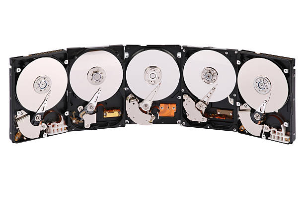 nombre de disques durs ouvert - open harddisk photos et images de collection