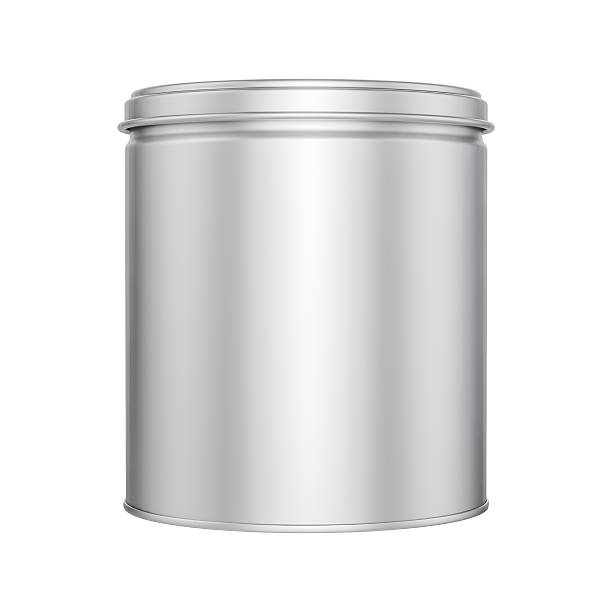 istock Tin Can with metal cap - mock up 494700222