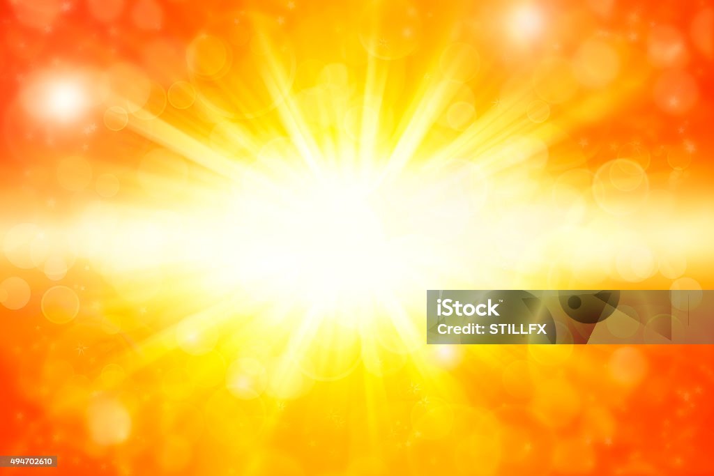 Explosive background Bright yellow and orange explosion 2015 Stock Photo