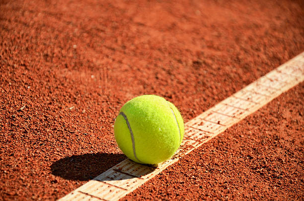 istock tennis ball is on the markup diagonal horizontal 494706175