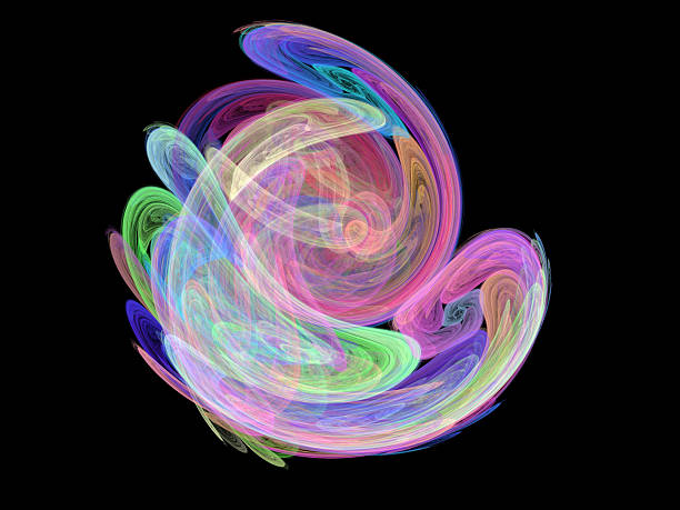 istock Digital Fractal on Black 494707333