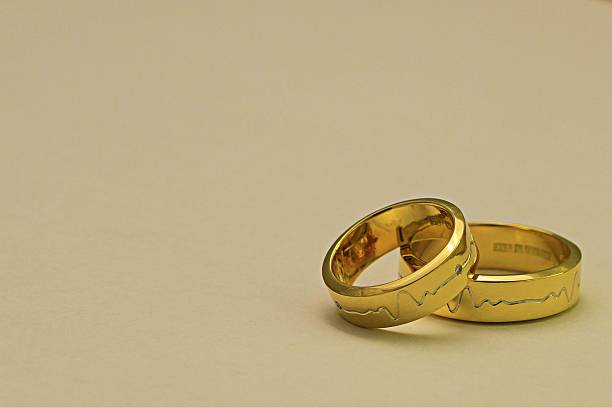 istock Golden wedding rings 494710280