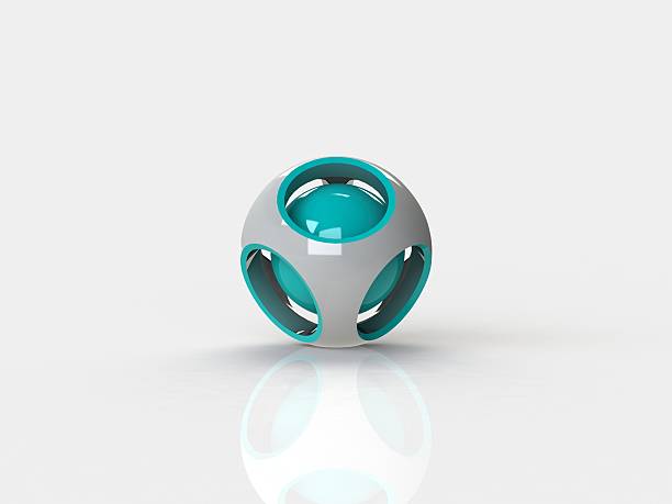 istock Abstract glass hi-tech sphere logo icon 494710307