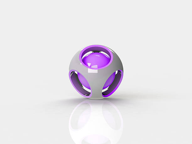 istock Abstract glass hi-tech sphere logo icon 494710309