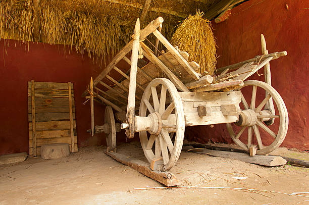 istock old wooden cart 494710325