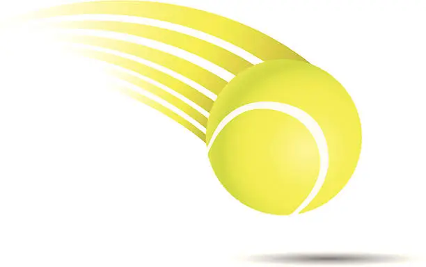 Vector illustration of Tennis ball