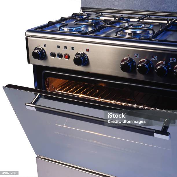 Kitchen Stove Stock Photo - Download Image Now - Stove, Kitchen