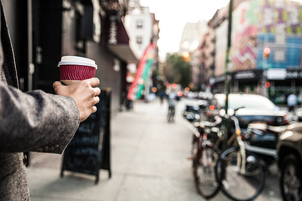 istock Businessman walking in Soho New York 494725632