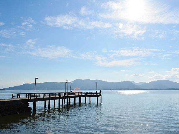 istock Beautiful pier on the water 494727416