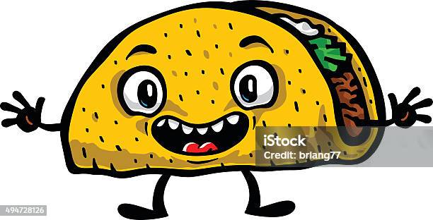 Taco Cartoon Stock Illustration - Download Image Now - 2015, Anthropomorphic Smiley Face, Bean - iStock Taco Cartoon Stock Illustration - Download Image Now - 2015, Anthropomorphic Smiley Face, Bean - iStock