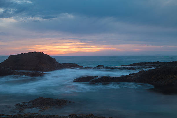 istock Long exposure of rocks in waves 494730296