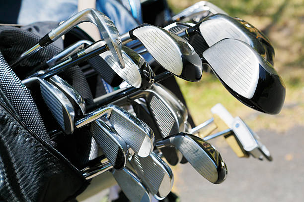 istock Golf clubs laden to cart 494732508