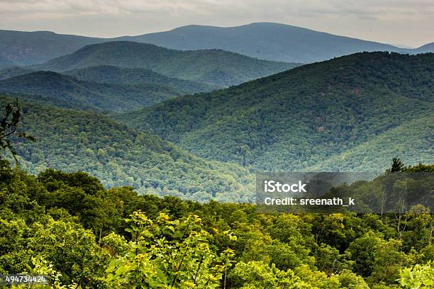 Shenandoah National Park Virginia Stock Photo - Download Image Now - Blue Ridge Mountains, Virginia - US State, Mountain