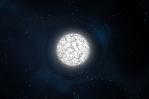 A white dwarf, also called a degenerate dwarf, is a stellar remnant composed mostly of electron-degenerate matter.