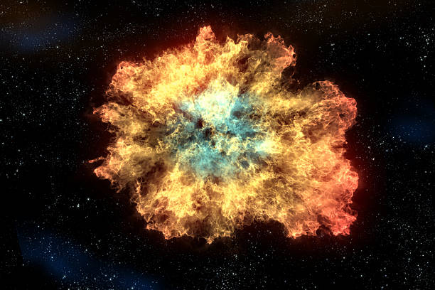 stellar nebula stock photo