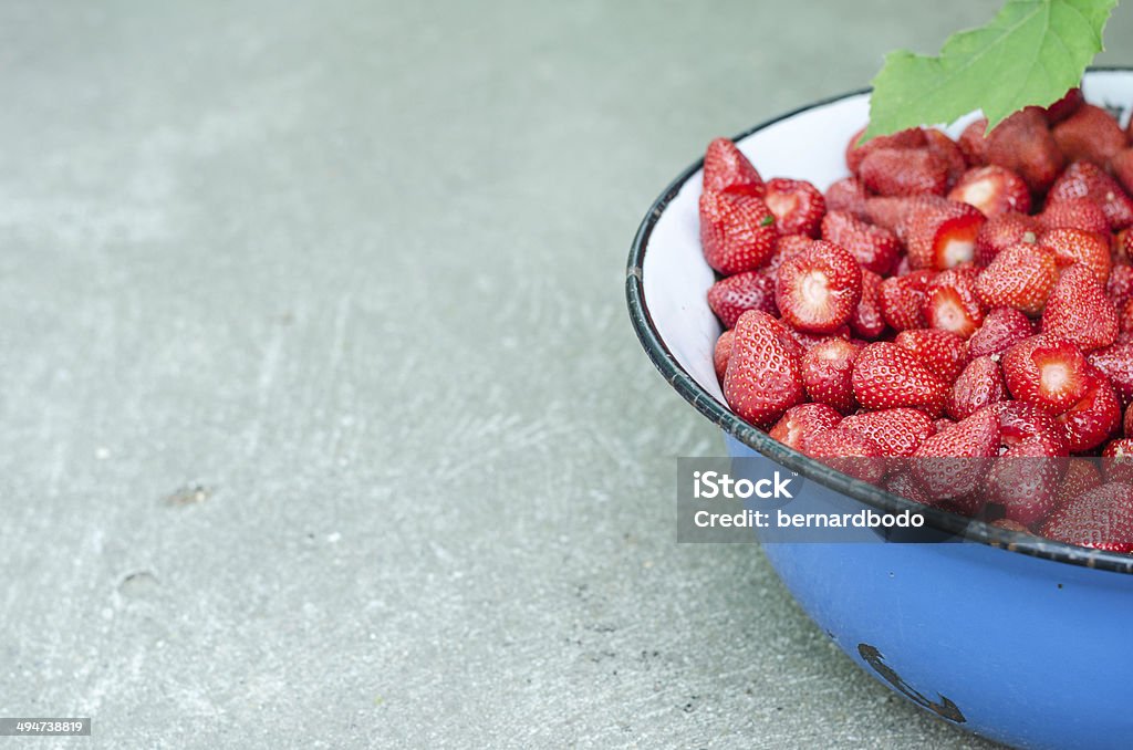 Strawberries ready to eat Home grown strawberries ready to eat. Copyspace Agriculture Stock Photo