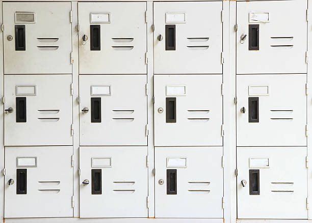 istock Lockers cabinets in a locker room. 494739137