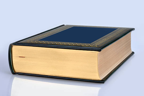 istock Blank blue book with hadr cover 494740648