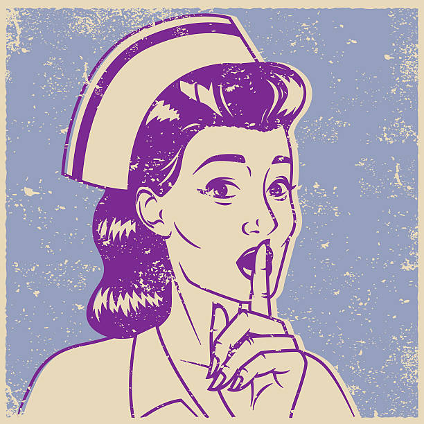 A vintage retro inspired line art illustration of a beautiful woman. CMYK vector EPS file with a high resolution RGB JPEC included in download. Shapes are layered and grouped.