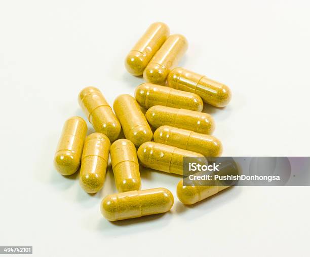 Herbal Capsule Stock Photo - Download Image Now - Alternative Medicine, Alternative Therapy, Capsule - Medicine