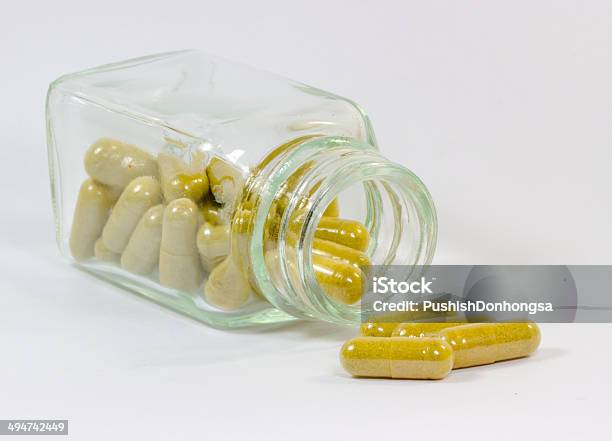 Herbal Capsule Stock Photo - Download Image Now - Alternative Medicine, Alternative Therapy, Capsule - Medicine