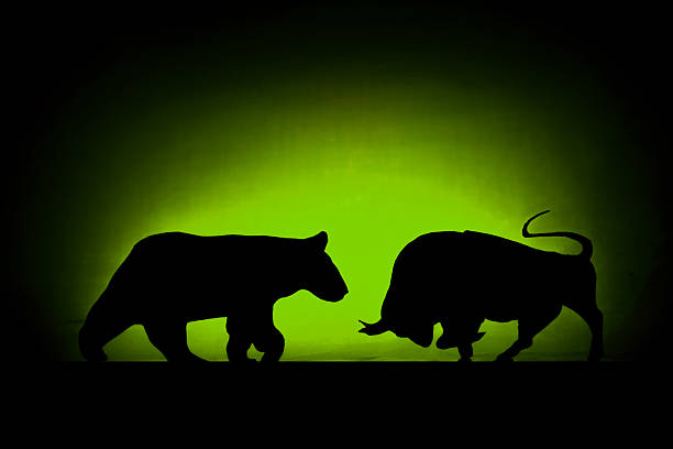 forex: 베어, 불 - bull bear stock market new york stock exchange 뉴스 사진 이미지