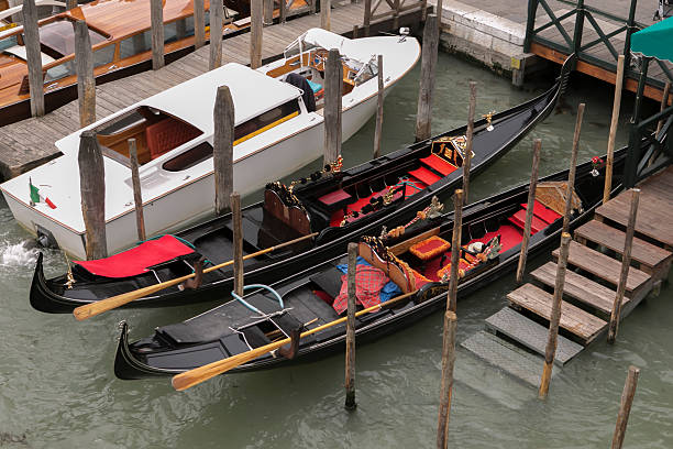 istock gondols waiting for customer at venice italy 494742845