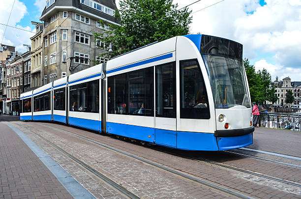 tram-streetcar-in-central-amsterdam-neth