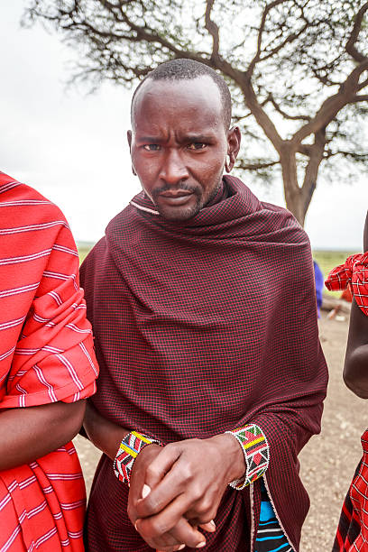istock Portrait of young Masai 494743347