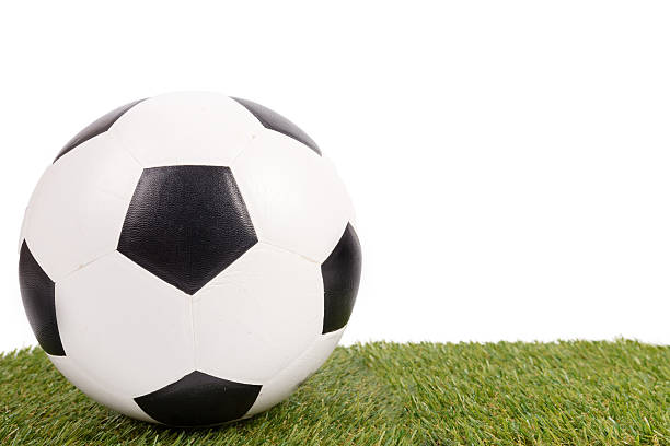 istock soccer ball on soccer field 494743443