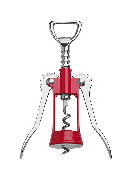 Corkscrew Corkscrew isolated on white background uncork wine stock pictures, royalty-free photos & images