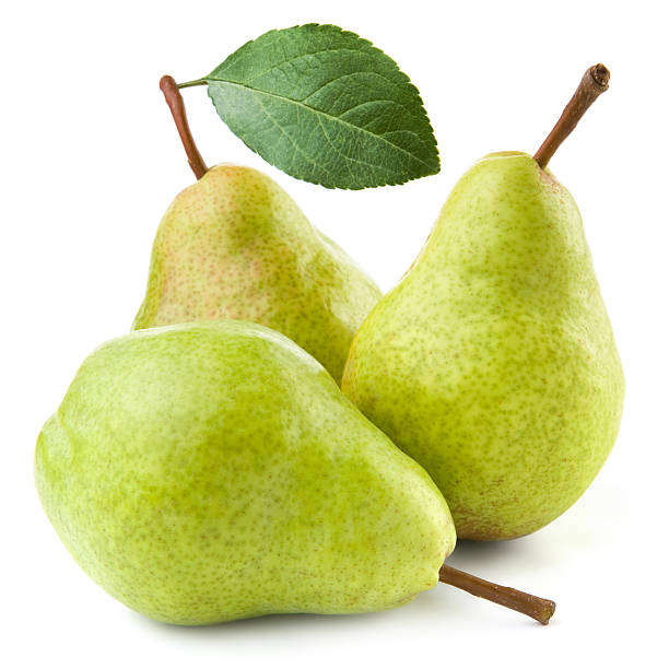 pears Ripe pears isolated on white background pear stock pictures, royalty-free photos & images