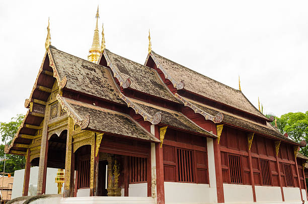 istock Thai Lanna temple style 494758572