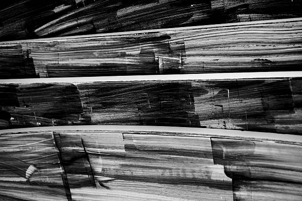 black and white putty on wood for background used