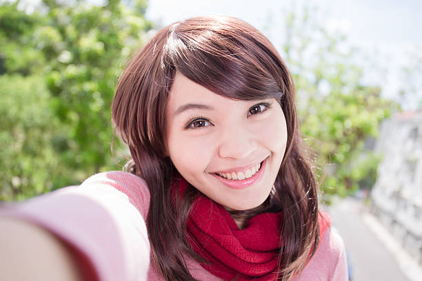 istock Young woman take a selfie 494760564