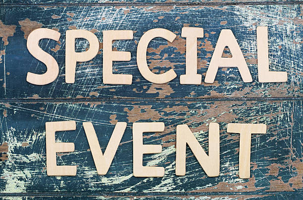 istock Special event written with wooden letters on rustic surface 494761702